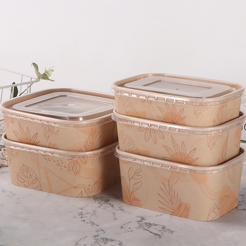 کاسه کاغذی مستطیلی و مربعی